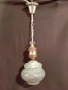 Красив полилей със стъклен абажур, снимка 1