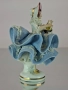 Порцеланова балерина със синя рокля и кошница - Sandizell, Dresden, снимка 4