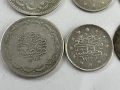 Сребърни османски монети 6 броя, снимка 8