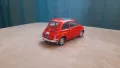 1968 FIAT 500L 1:24 Cararama/Hongwell Diecast Колекционерски модел количка, снимка 8