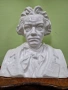 Прекрасен голям антикварен немски бюст , снимка 3