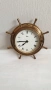 Стар месингов кварцов корабен часовник, снимка 1