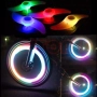 Многоцветна LED светлина за спици на велосипед, Водоустойчива, 12.5 см, снимка 8