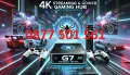 Нова Android 14 G7 128gb 40,000 игри 15000 канала Игрова конзола и tv box в едно Plus Gaming TV Box , снимка 1