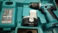 Акумулаторен ударен винтоверт Makita в комплект с куфар, зарядно устройство DC1414 и батерия. , снимка 4