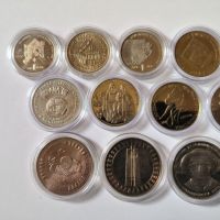 Лот 21 броя по 1, 2 и 5 лева възпоменателни монети България, снимка 2 - Нумизматика и бонистика - 45708573