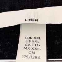 Голям размер дамска ленена риза XXL, снимка 3 - Ризи - 45262992