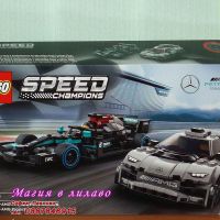 Продавам лего LEGO Speed Champions 76909 - Мерцедес АМГ F1 W12 E Performance и Мерцедес АМГ Project , снимка 1 - Образователни игри - 45736161