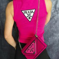 Дамски комплект потник и чанта Prada, снимка 4 - Потници - 45905499