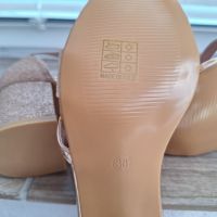 Дамски сандали цвят златни Mulanka, снимка 3 - Дамски елегантни обувки - 45792884