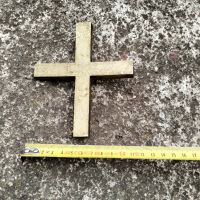Бронзов кръст, снимка 3 - Антикварни и старинни предмети - 45369466