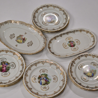 France Porcelaine de Luxe French porcelain plates 13 pc - Френски порцеланови чинии 13 бр, снимка 1 - Други ценни предмети - 45027597