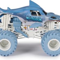 Monster Jam, Megalodon Monster Truck, колекционерски камион, мащаб 1:24, играчка за деца 3+ г., снимка 5 - Коли, камиони, мотори, писти - 45097039