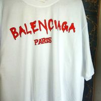 BALENCIAGA тениски овърсайз висок клас, снимка 5 - Тениски - 45683080