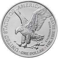AI CYBER WOLF 1 Oz Сребърна монета 1$ САЩ 2024 г, снимка 4 - Нумизматика и бонистика - 44984610