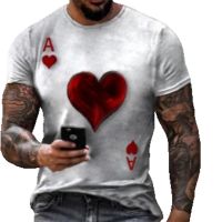 Мъжка тениска с къс ръкав,геометричен 3D принт с дизайн на Асо Пика, снимка 11 - Тениски - 45732580