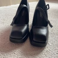 Черни елегантни обувки, снимка 5 - Дамски елегантни обувки - 45463598