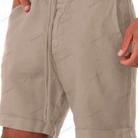 Нов стил мъжки къси три четвърти ежедневни панталони с шнур, 9цвята , снимка 10 - Къси панталони - 45163464