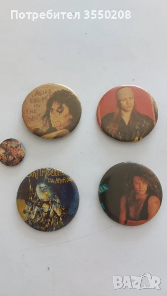 Значки, 5 броя, снимка 1