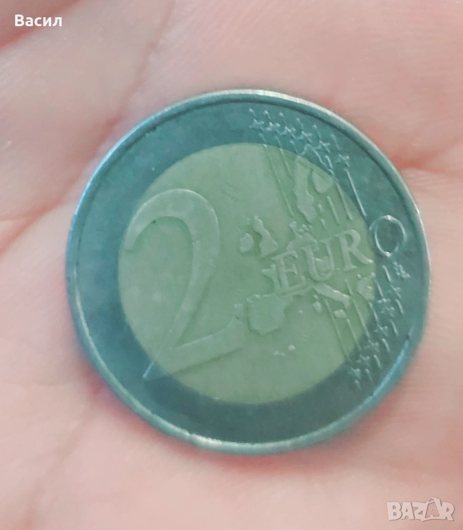 Рятка монета от 2 евро  , снимка 1