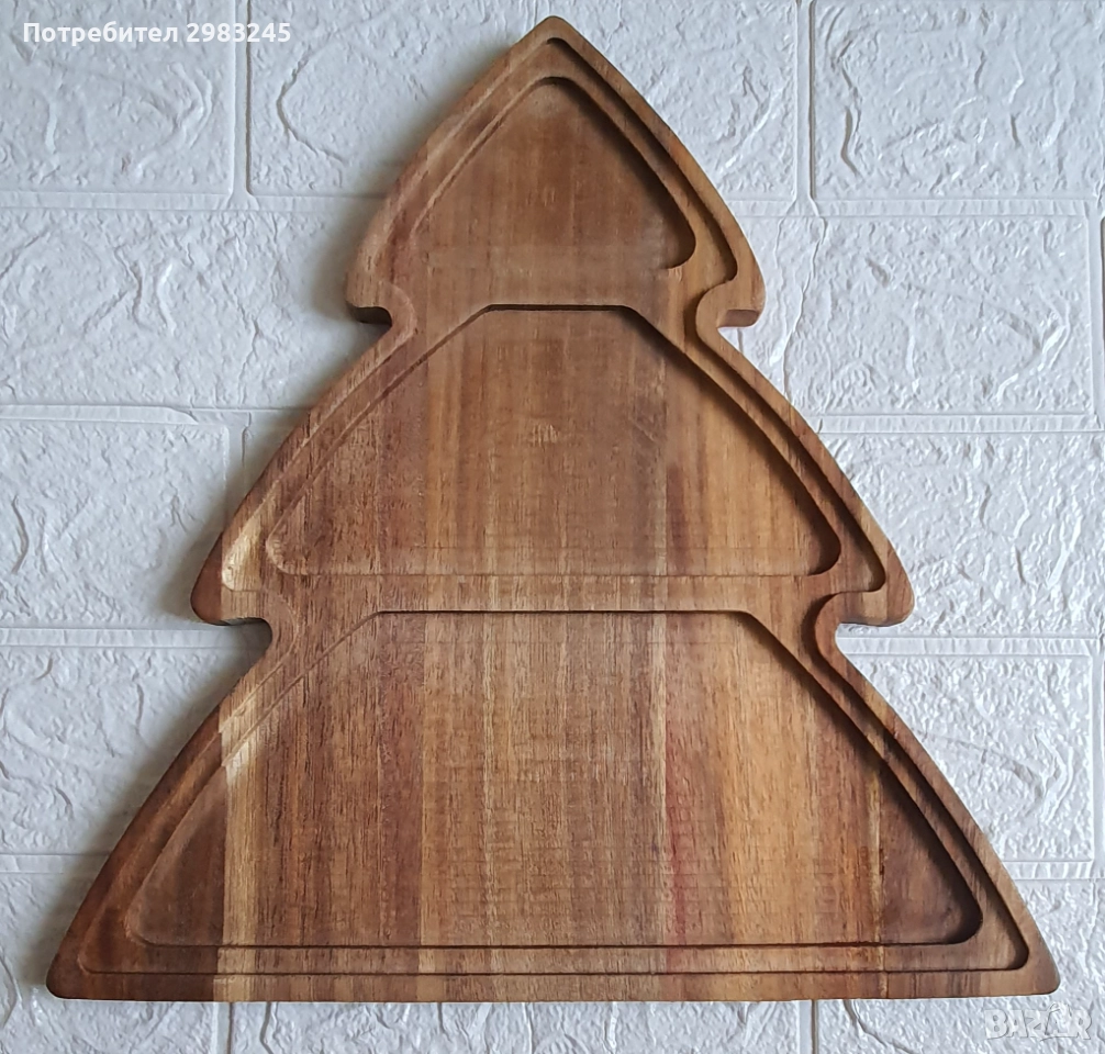 Дървена елха за декорация , снимка 1