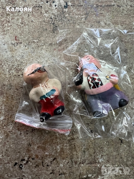 Украински керамични малки фигурки казаци, снимка 1