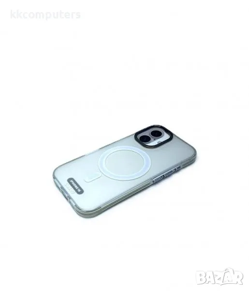 Калъф силикон OGBRO Simplicity MagSafe / Бял / за iPhone 16 Pro 6.3 Баркод : 3131593, снимка 1