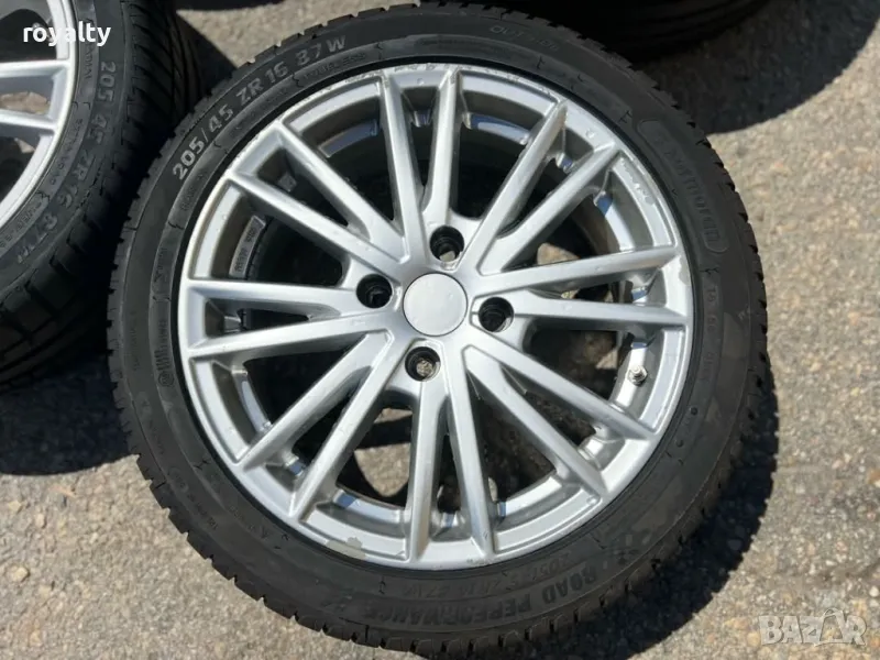 4х108 16 Джанти Ford Focus Fiesta Cougar KA 4x108 Форд ЕТ 45 J 6.5 Централен отвор 63.4 Летни гуми 2, снимка 1