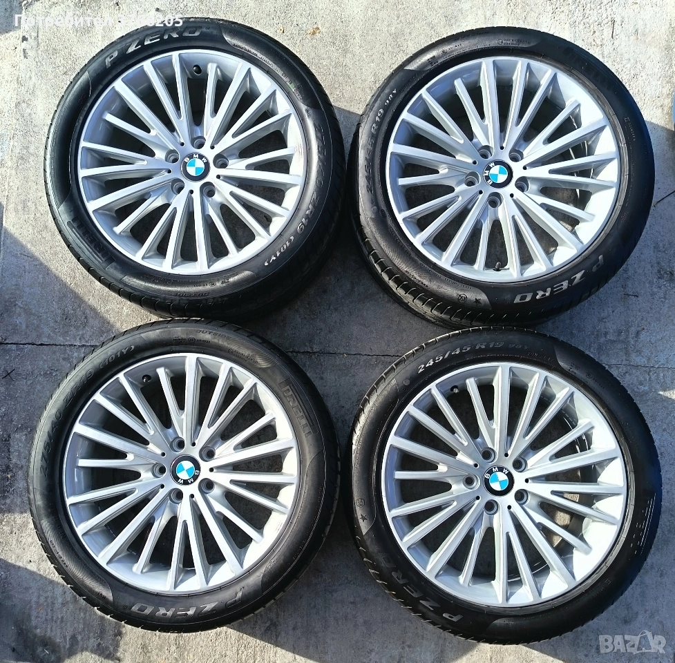 19ки джанти 5х120 BMW Style 399 с летни гуми Pirelli, снимка 1