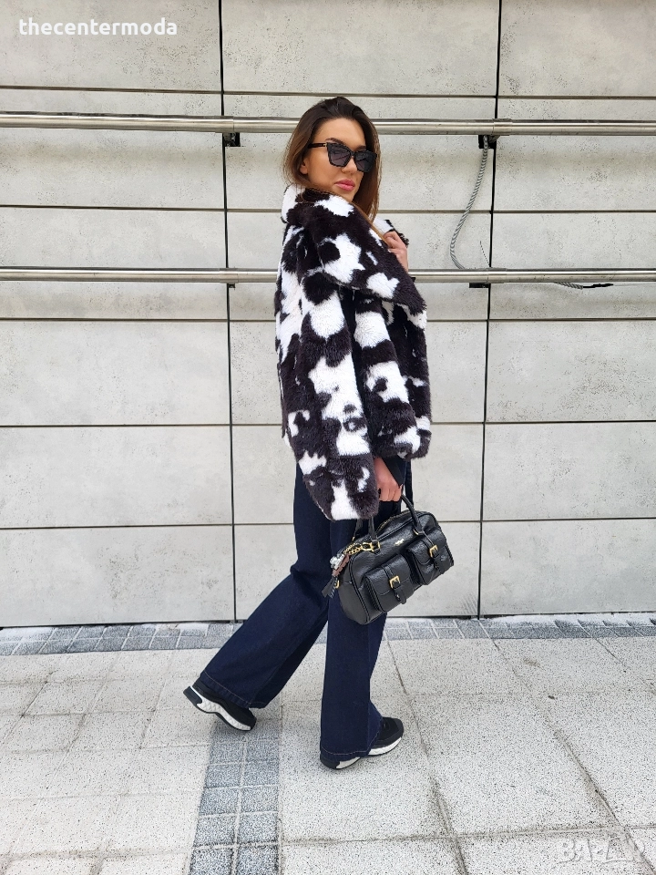 Дамско палто от еко косъм , снимка 1