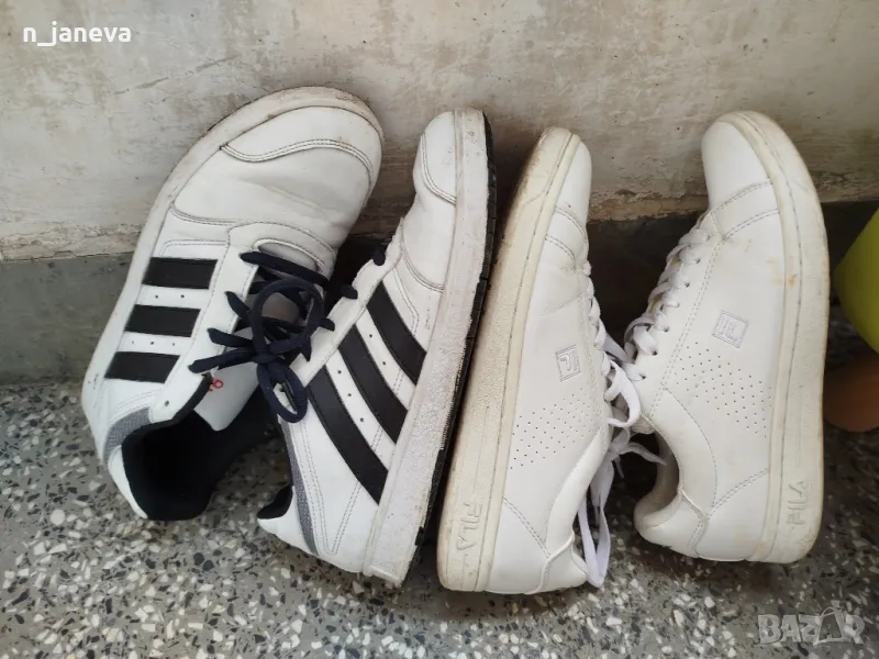 бели маратонки  adidas , FILA , снимка 1