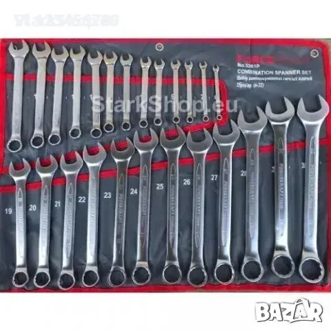 25 бр. Прави звездогаечни ключове FORCEKraft 6-32mm, снимка 1