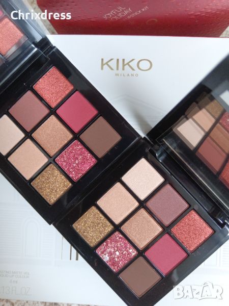 Палитра с 9 сенки за очи в различни покрития Kiko Milano , снимка 1