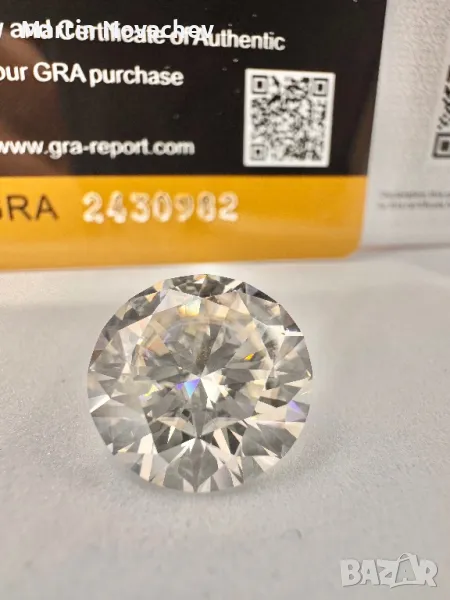 Диамант 10 карата , мойсанит за бижу и подарък, снимка 1