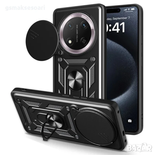 Honor Magic7 Lite - Удароустойчив Кейс Гръб CamShield, снимка 1