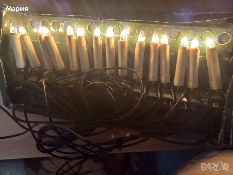 15 лампички светещи свещи от соца, снимка 1