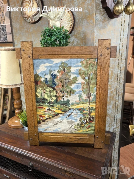Гоблен "На реката" , снимка 1