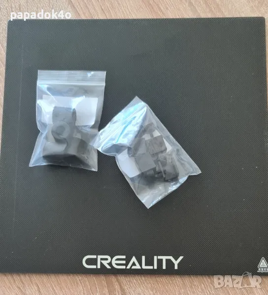 Creality Ender 3 стъклено легло, скоби и още, снимка 1