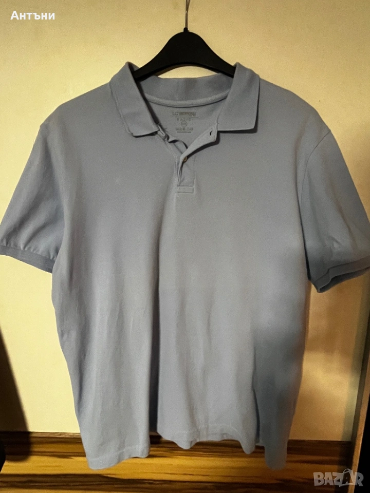 Светло синьо поло, снимка 1