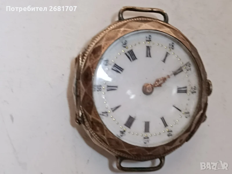 сребърен джобен часовник , снимка 1