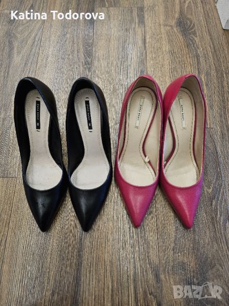 Елегантни обувки на ток Zara-номер 38, снимка 1