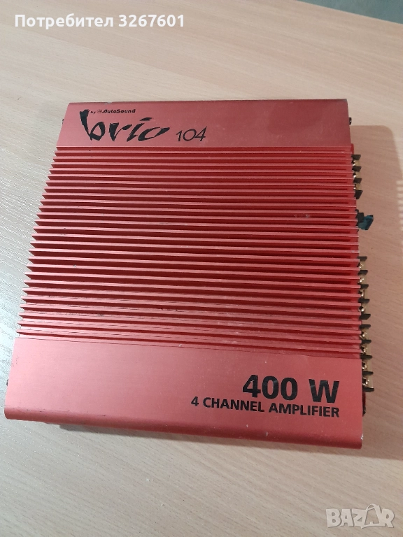Усилвател за  кола  Brio4×400w, снимка 1