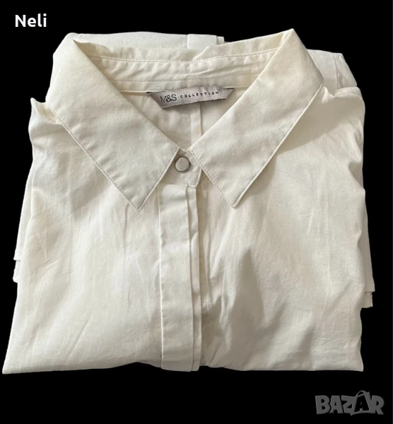 Две бели  ризи М и S, снимка 1