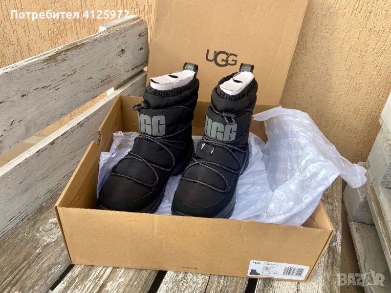 Нови апрески боти UGG Yose Puffer Boot черни, с дефект, 38 номер, снимка 1