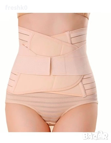 Колан за стягане след раждане OEM, секцио, бежов, 75-100 cm, снимка 1