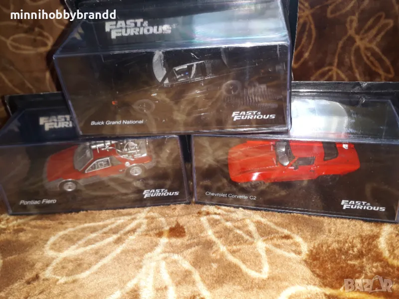 Chevrolet Corvette C2 Buick Grand National Pontiac Fiero 1.43 Scale Fast & Furious Top top top model, снимка 1
