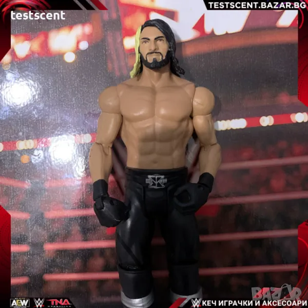 Екшън фигура WWE Seth Rollins Сет Ролинс The Shield Mattel Basic играчка , снимка 1