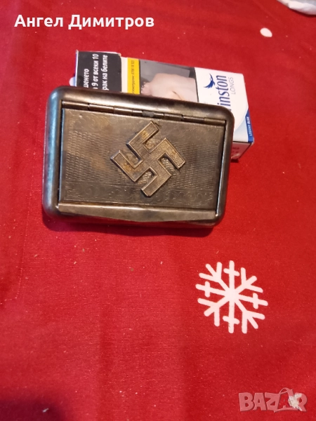 Трети райх страхотна метална табакера кутия , снимка 1