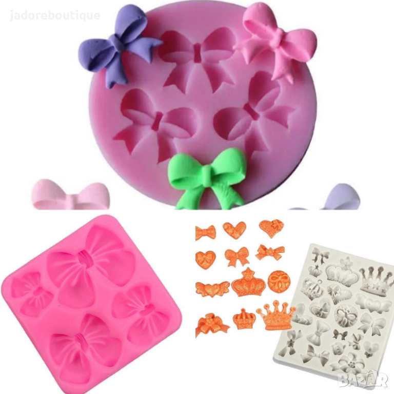 Силиконов молд Панделки различни видове молдове , снимка 1