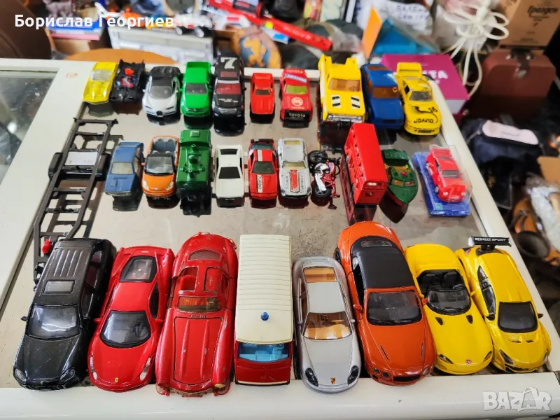 Лот 29 броя колички burago polistil solido, снимка 1